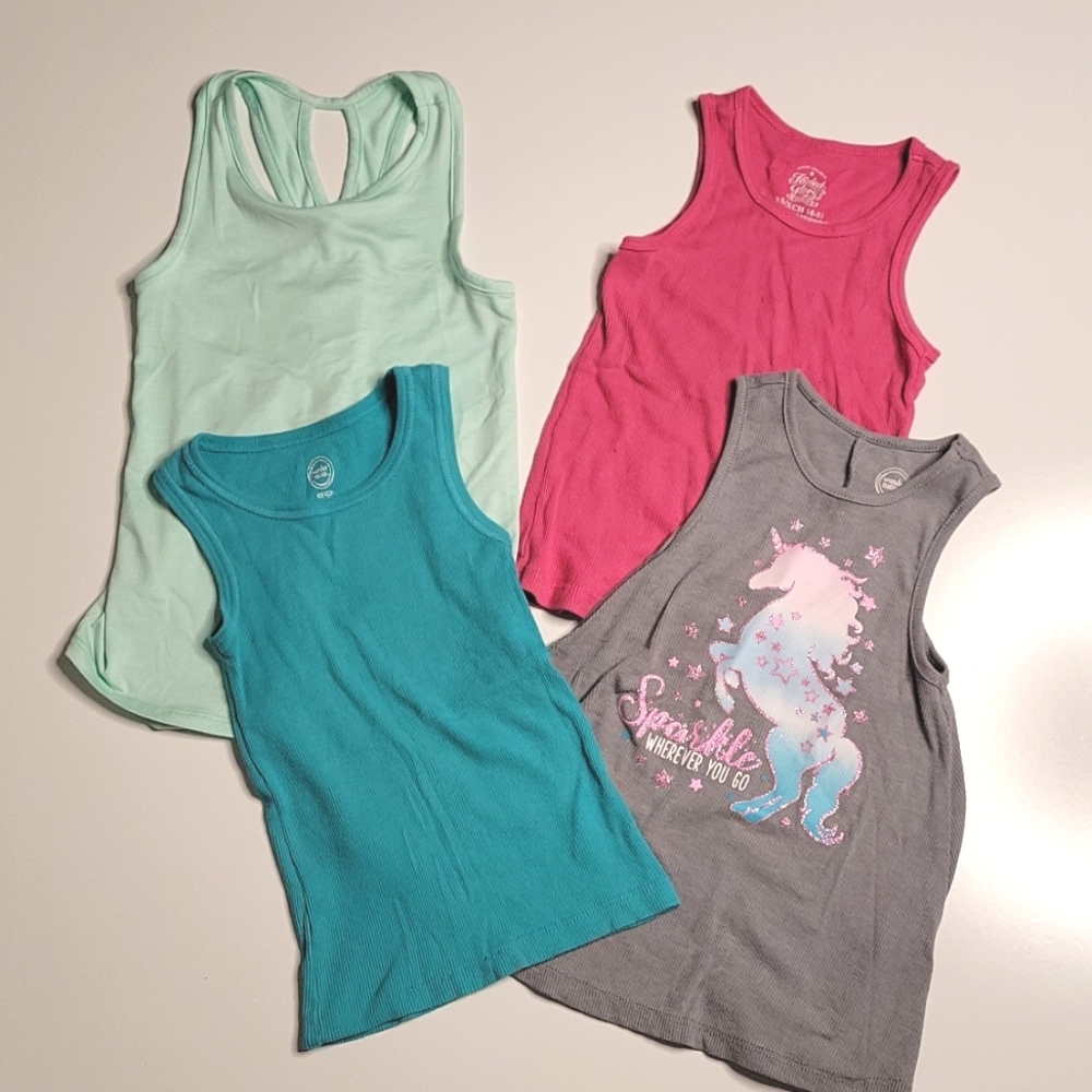 Girls tank tops size 4